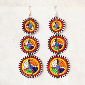3 moons earings