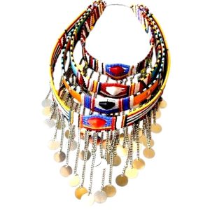maa stacked chocker necklace